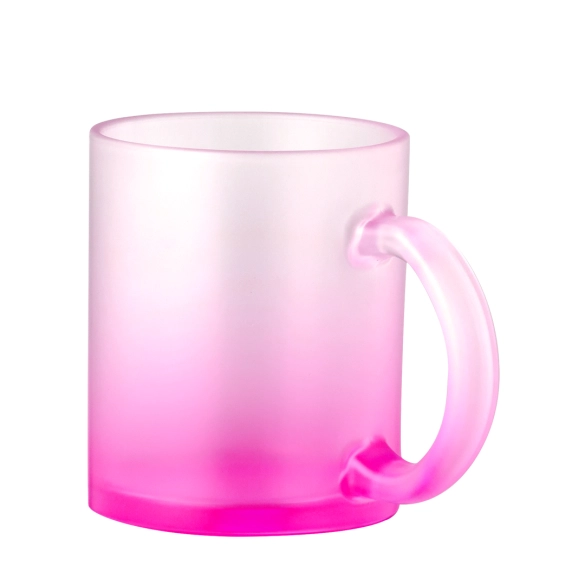 Tasse en verre mat sublimation 350ml "Cumba"