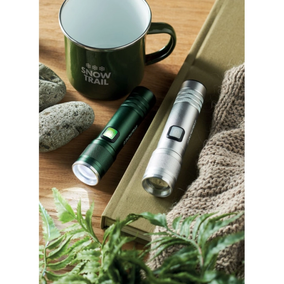 FLASHRA, Lampe torche COB rechargeable