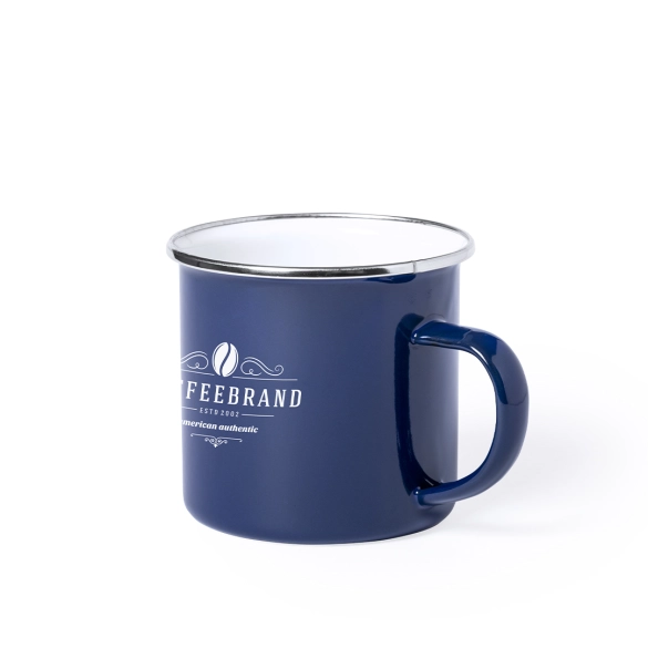 Tasse métallique design rétro 380ml "Larenda"