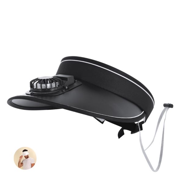 Visière avec ventilateur "Smokey"
