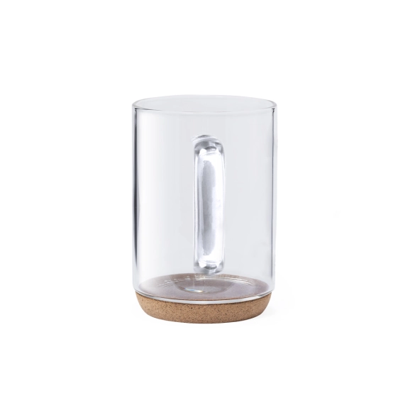 Mug en verre et liège 450ml "Kiev"