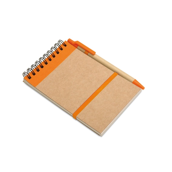 Bloc-notes et stylo éco "EcoWrite"