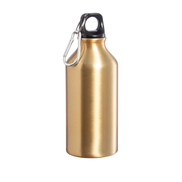 Bouteille aluminium avec mousqueton 400ml "Canova"