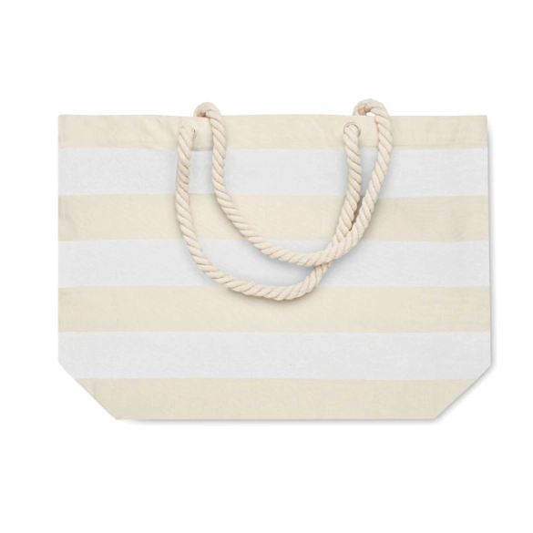 Sac de plage bicolore en coton 220 gr "Emma"