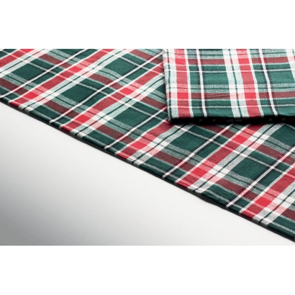 SANTABLE, Nappe à carreaux en coton.