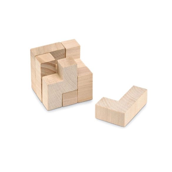 Puzzle forme cube en bois "Sigma"