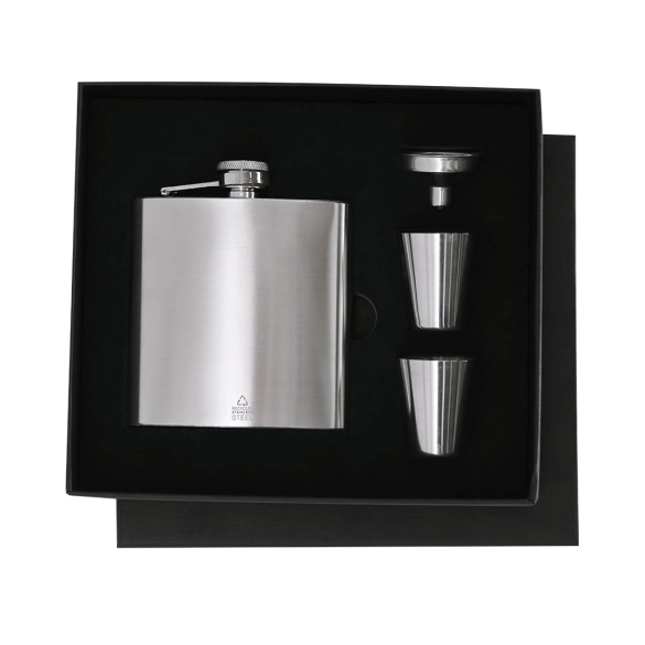 Set flasque 175ml avec verres "Flaskly"