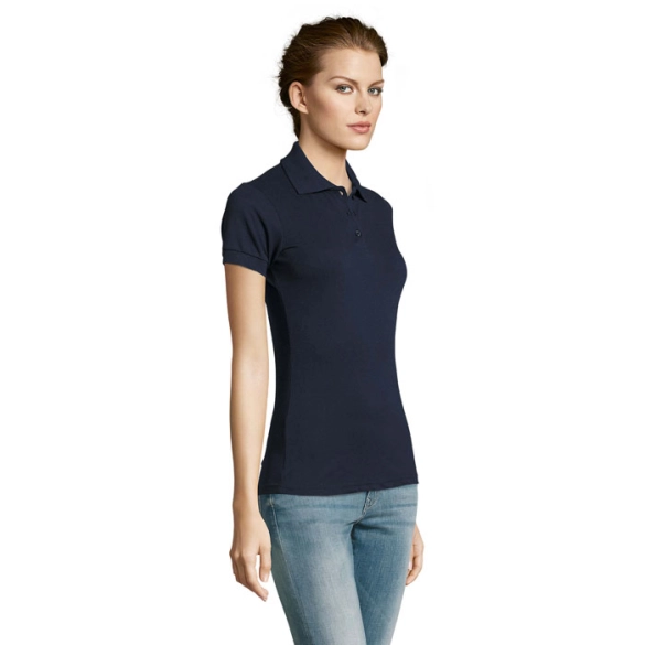 Polo femme en polyester et coton "Berga"