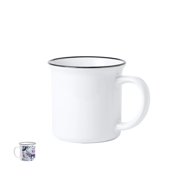 Mug vintage avec impression sublimation 300ml "Asami"