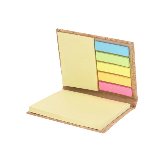 Bloc-notes post-it en liège "Ronfana"