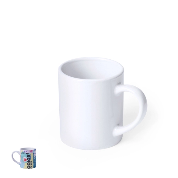 Mug blanc spécial sublimation 250ml "Caldasublim"