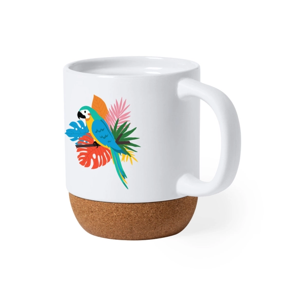 Mug pour sublimation base liège 420ml "Minigo"