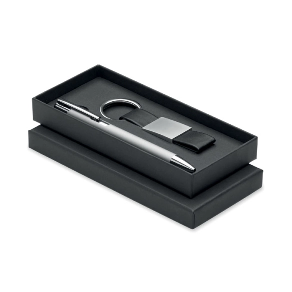 ESCRI SET, Set stylo à bille et porte-clés en