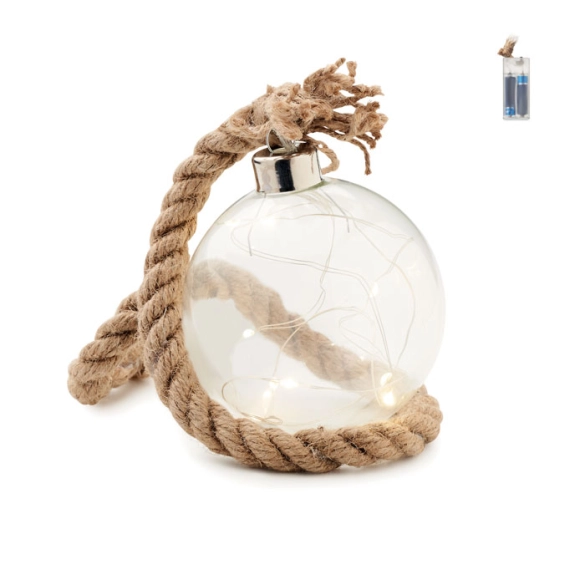 BAUBLI, Boule en verre LED