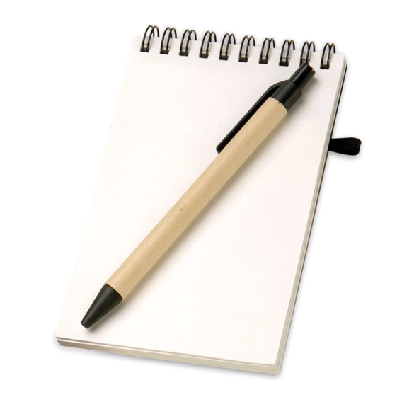 Bloc-notes et stylo éco "EcoWrite"