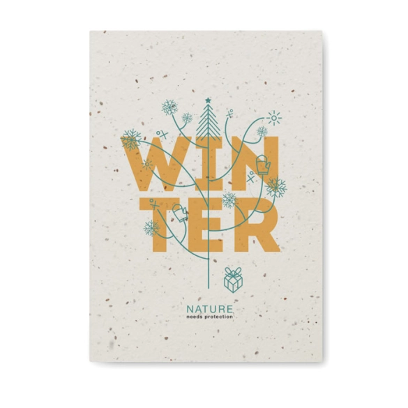 SEED BOOK, Carnet A5 couv. papier semence