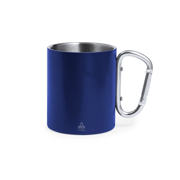 Tasse inox recyclé anse mousqueton 300ml "Trona"