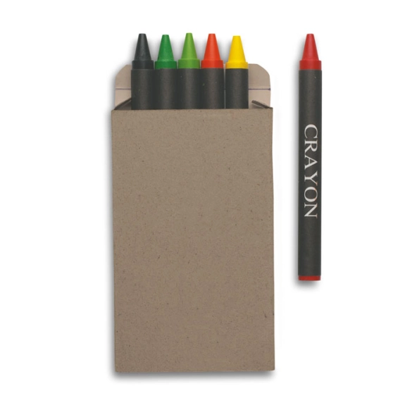 Boîte de 6 crayons de cire "Carnot"