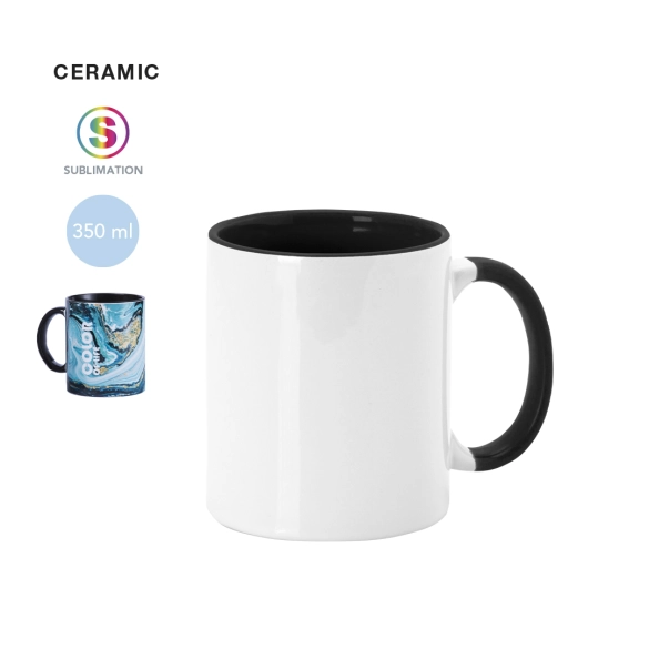 Mug céramique bicolore 350ml "Osole"