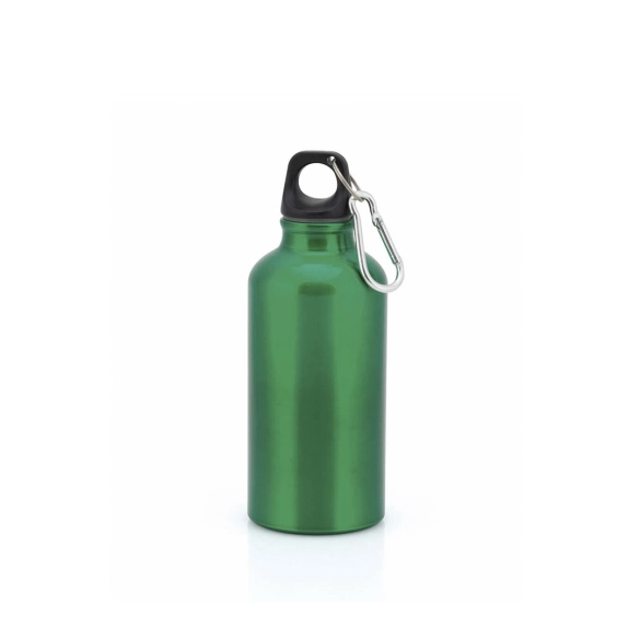 Bouteille aluminium avec mousqueton 400ml "Canova"