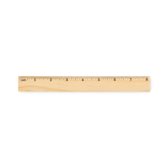 RULER20, Règle en bois 20cm