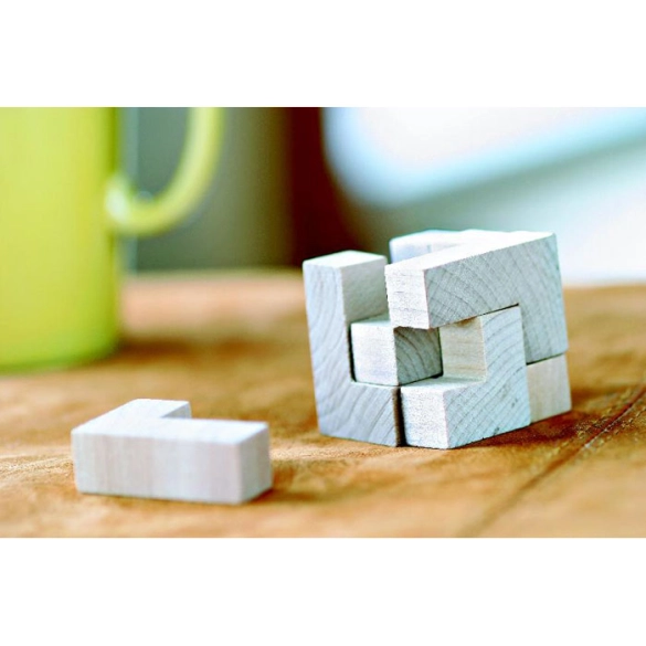 Puzzle forme cube en bois "Sigma"