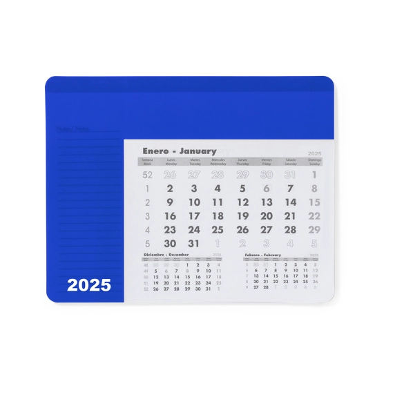 Tapis Souris Calendrier Rendux