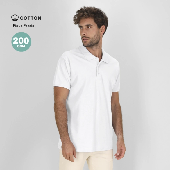Polo Adulte Blanc Chaplin