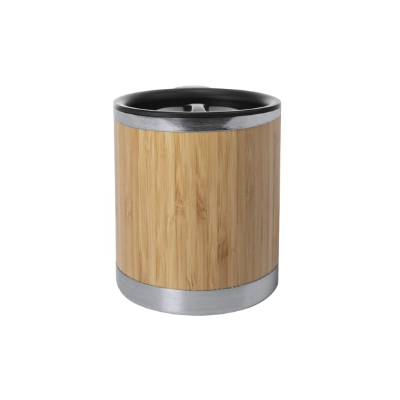 Gobelet isotherme avec finition bambou 300ml "Tikagob"