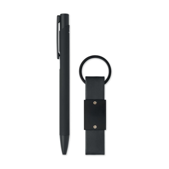 ESCRI SET, Set stylo à bille et porte-clés en