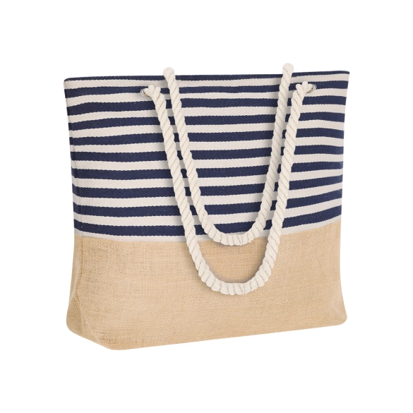 Sac de plage en jute et coton 450g Ivyx