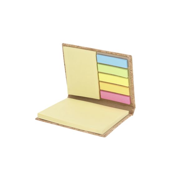 Bloc-notes post-it en liège "Ronfana"