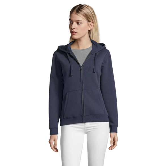 Veste zippée femme avec capuche 280gr "Conil-woman"