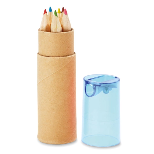 PETIT LAMBUT, Tube de 6 crayons de couleur