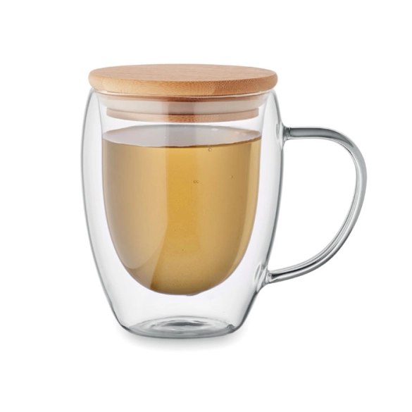 Tasse en verre double paroi 250ml "Avelia"