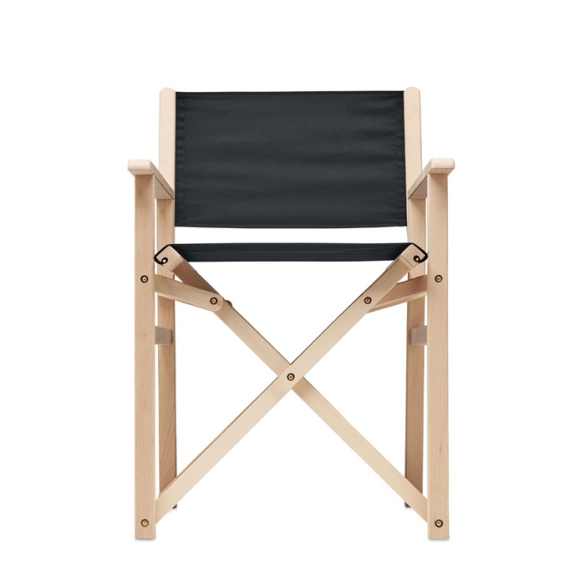 RIMIES, Chaise de plage pliable en bois