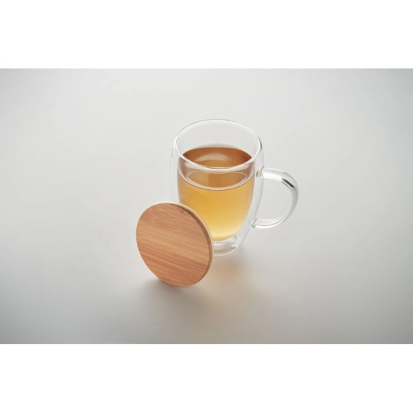 Tasse en verre double paroi 250ml "Avelia"