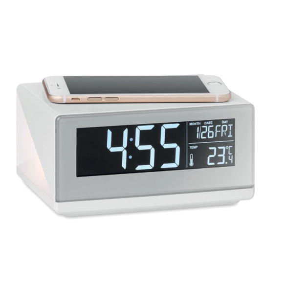 SKY WIRELESS, Horloge LED et chargeur sans fi