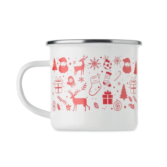 SEASOMEL, Mug de Noël en émail 300ml