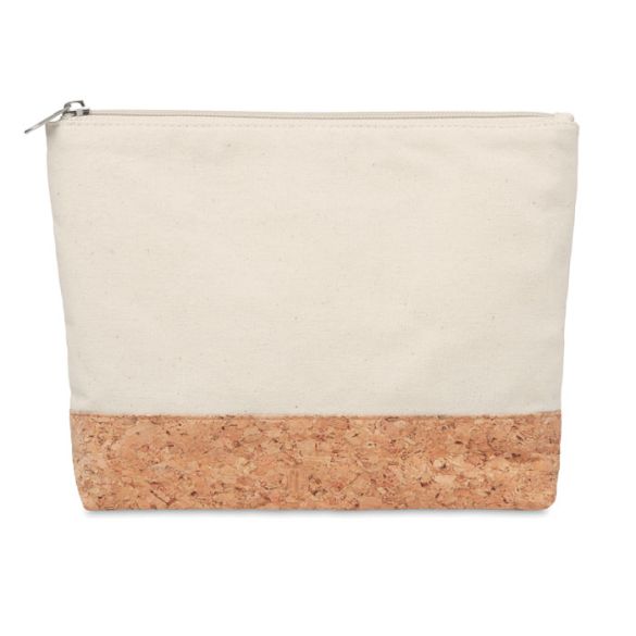 Trousse maquillage en liège et coton "Loire"