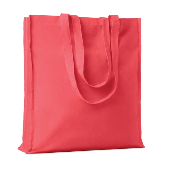 Sac shopping coton 140gr avec soufflet "BettyColour"