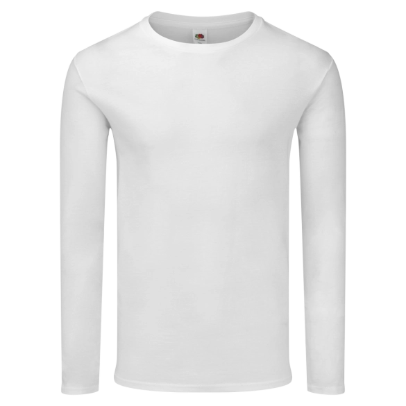 T-Shirt Adulte Blanc Iconic Long Sleeve T