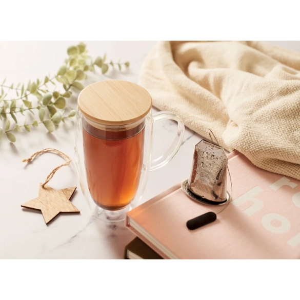 EXISTING NAME, Mug en verre double paroi 450ml