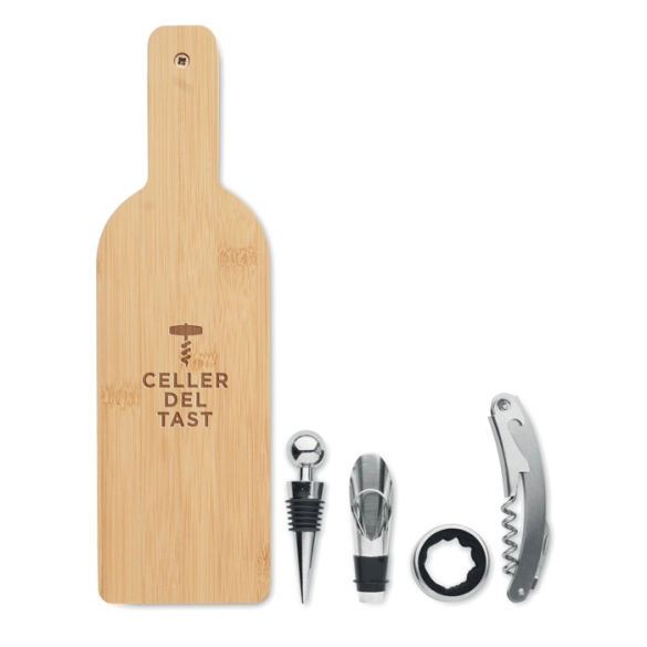 VINOVAULT SET, Set de vin forme de bouteille