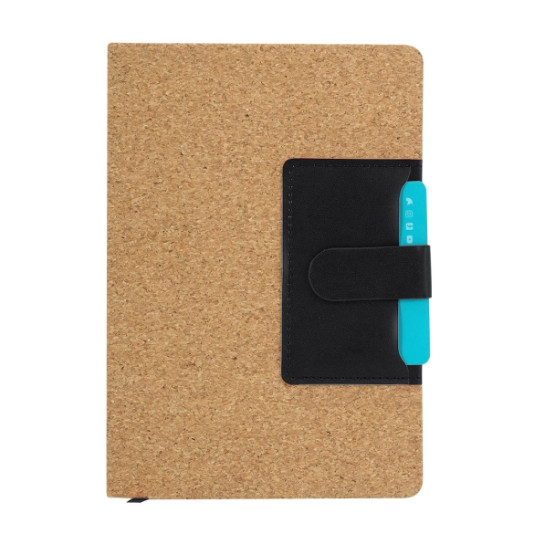Bloc notes A5 avec porte-cartes "Rosignan"