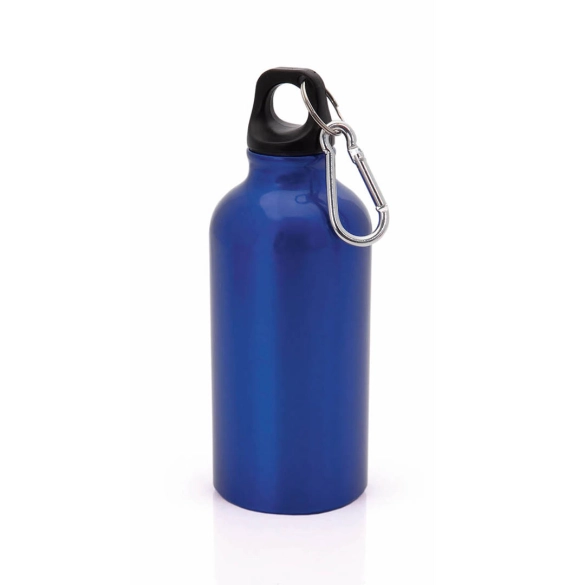 Bouteille aluminium avec mousqueton 400ml "Canova"