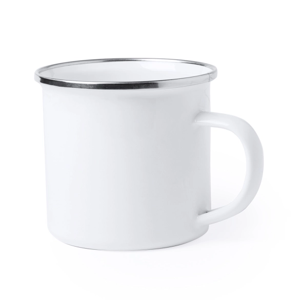 Tasse métal vintage marquage sublimation 380ml "Leo"