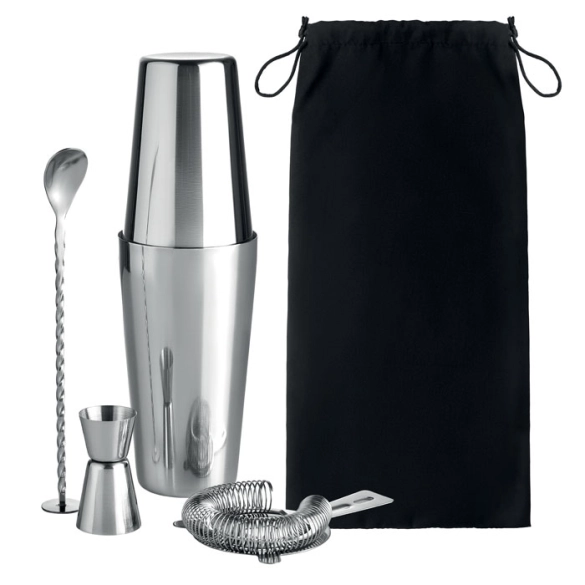 BOSTON, Set pour cocktail en inox