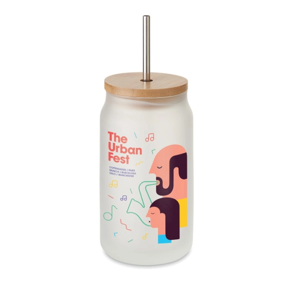 JARBLIM, Pot Mason sublimation 400 ml