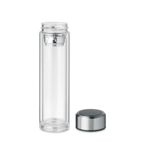 POLE GLASS, Bouteille verre double paroi